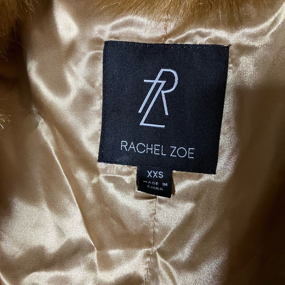 Rachel Zoe Women’s XXS Fur Coat - Picture 11 of 12